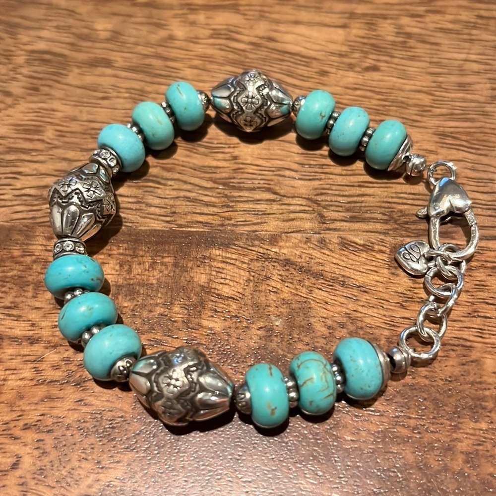 Brighton Santa Fe Turquoise Bracelet